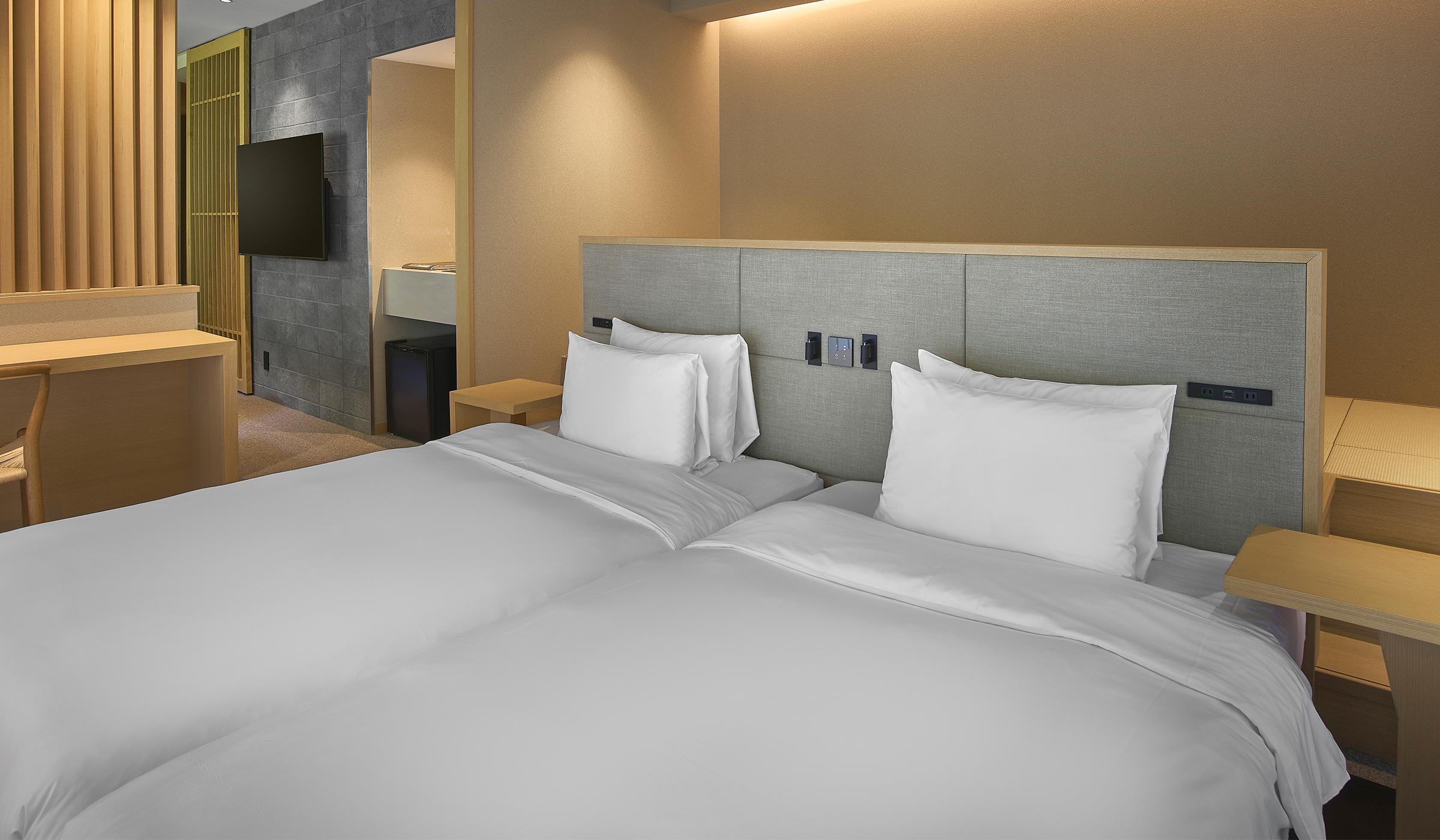 Junior Suite Garden Twin Room Full View